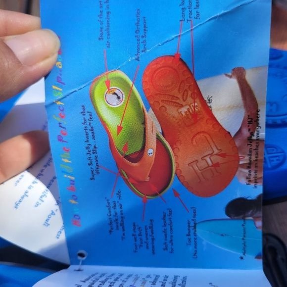 New Slide Flip Flops Thong Sandals Sz 6 - Picture 9 of 10